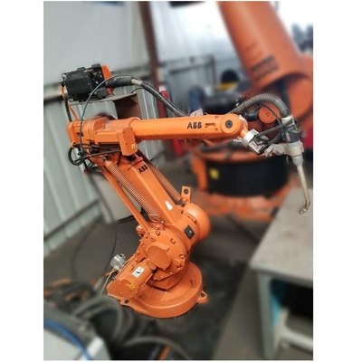 6 assi braccio robotico ABB IRB 1410 con stazione di pulizia delle armi CNGBS per automazione dei robot di saldatura