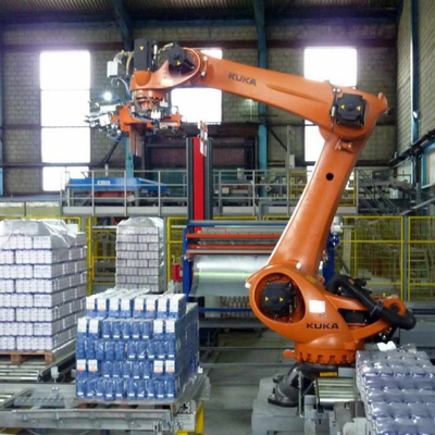 KUKA KR 180 R3200 PA Carico utile 180kg con GNGBS Robot Gripper per fabbriche come robot di palettizzazione