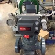 Vanessa Serie 30.000 Valvola di controllo del flusso Quarter Turn Triple Offset Con Fisher DVC6200 Valve Positioner
