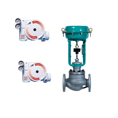 Valvola di controllo a sedile singolo a cambio rapido di marca ChuanYi con posizionatore HART digitale Flowserve Logix 3200MD