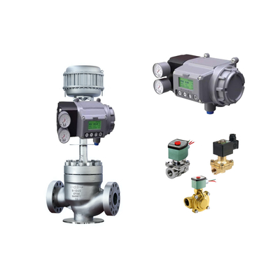 Valvola di controllo a bassa temperatura con posizionatore digitale Masoneilan SVI3 e valvole solenoidi a due vie EMERSON ASCO210