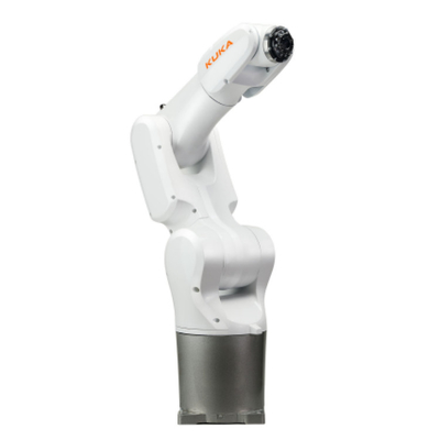 KUKA Cobot KR 4 R600 per la manipolazione con la pinza Onrobot come pick and place machine