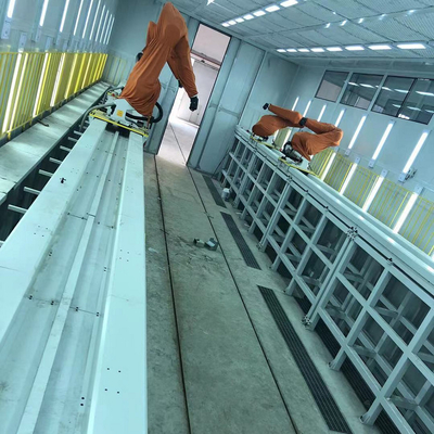 Ferrovie robot con carico utile di 2500 kg e portata di 3200 mm con robot ABB e altri robot come rotaia guida
