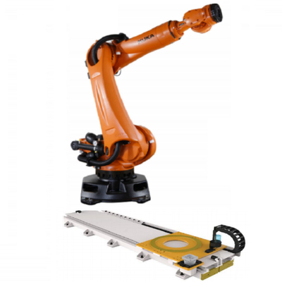 KUKA KR 210 R2700 Roboti industriali con guide lineari CNGBS per l'assemblaggio del motore