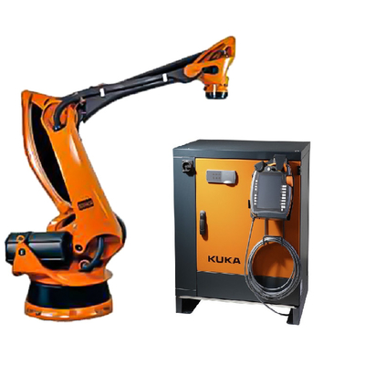 Palletizing Robotic Arm 5 Axis Kuka KR 180 PA Con CNGBS Robot Guide Rail per il robot di paletizzazione