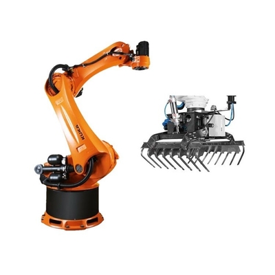 6 assi braccio di saldatura robotico Kuka KR 210 R2700-2 con posizionatore di saldatura CNGBS per robot di saldatura