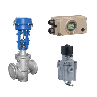 Valvola di controllo pneumatica con comunicazione dura Samson Electropneumatic 3730-3 posizionatore e Masoneilan 78-40 filtro