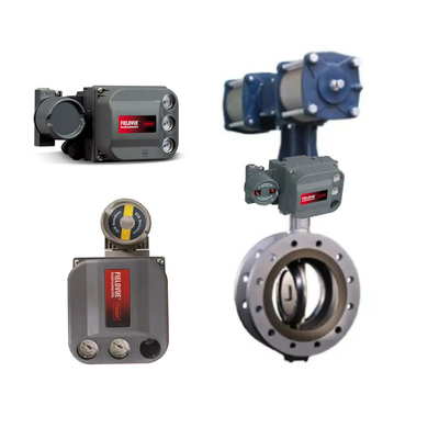 Vanessa Serie 30.000 Valvola di controllo del flusso Quarter Turn Triple Offset Con Fisher DVC6200 Valve Positioner
