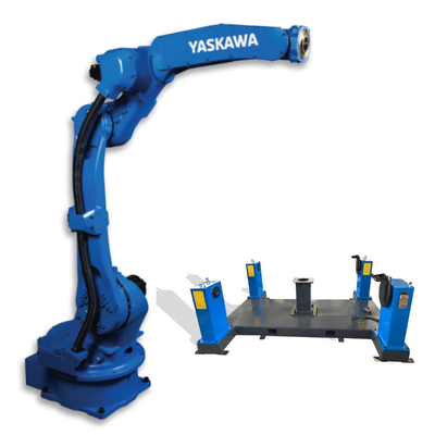 Yaskawa 6 Asse Arm Robot di saldatura MOTOMAN GP25 con posizionatore CNGBS per fabbrica come macchina di saldatura laser