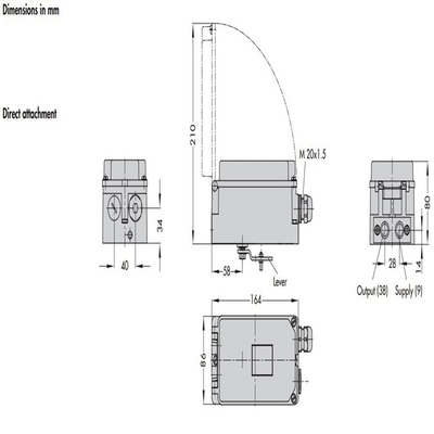 Samsung Smart Valve Positioner 3730-31000 per la valvola di controllo pneumatico cinese e Mansoeilan 78-40
