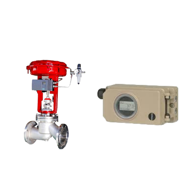 Valvola di controllo pneumatica con comunicazione dura Samson Electropneumatic 3730-3 posizionatore e Fisher 667 657 attuatore