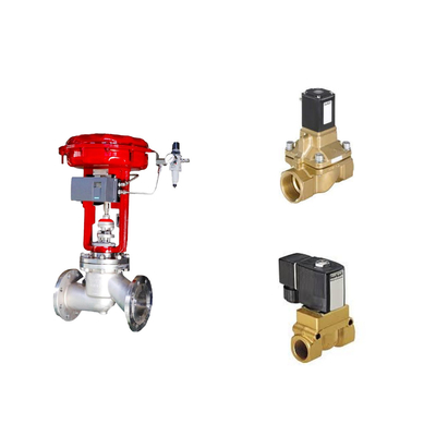 Valvole di controllo pneumatiche con posizionatore di valvola intelligente Koso KGP5000 e valvola solenoide Burkert 5404