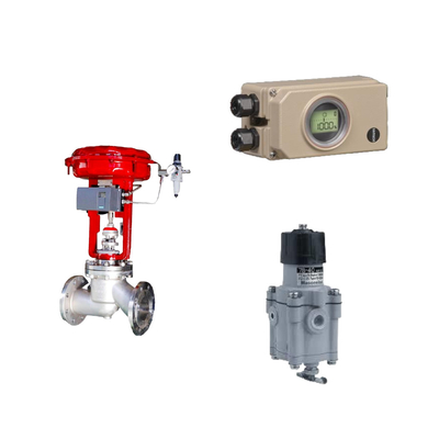 Valvola di controllo pneumatica con comunicazione dura Samson Electropneumatic 3730-3 posizionatore e Masoneilan 78-40 filtro