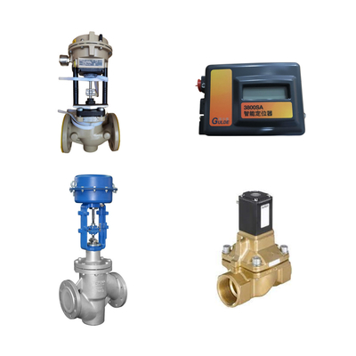 Valvola di controllo cinese con Samson 3372 attuatore con FISHER 3800sa Valve Positioner Burkert 5404 Valvola solenoide