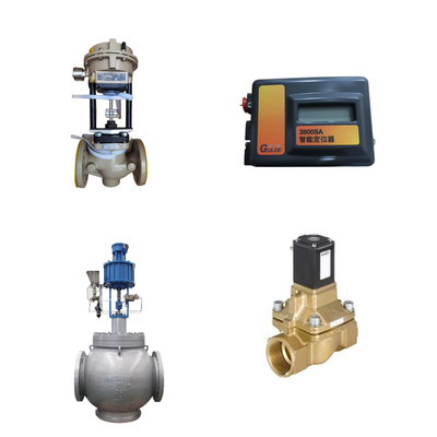 Valvola di controllo cinese con Samson 3372 attuatore con FISHER 3800sa Valve Positioner Burkert 5404 Valvola solenoide