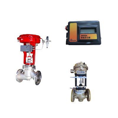 Valvola di controllo cinese con Samson 3372 attuatore con FISHER 3800sa Valve Positioner Burkert 5404 Valvola solenoide