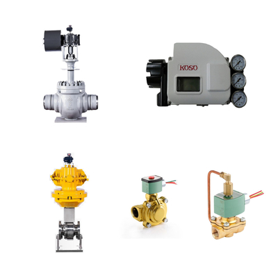 Valvole di controllo pneumatiche cinesi di alta qualità con posizionatore di valvola intelligente koso KGP5000 e valvole solenoidi ASCO