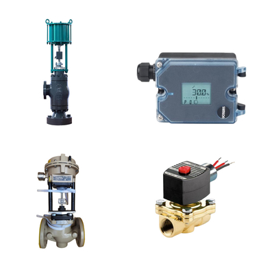 Valvola di controllo con Samson 3372 attuatore con Samson 3725 posizionatore ASCO Valvola solenoide