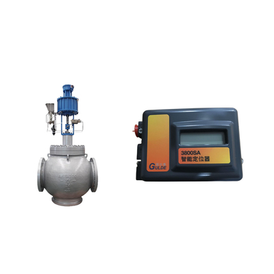 Valvola di controllo con Fisher 3800 come posizionatore e valvole solenoidi ASCO serie 210