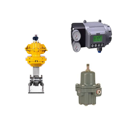 Valvola di controllo cinese con posizionatore digitale Masoneilan SVI3 e regolatore di filtro Fisher 67CFR