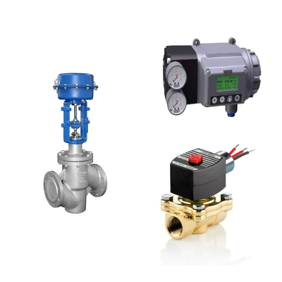 Valvola di controllo a bassa temperatura con posizionatore digitale Masoneilan SVI3 e valvole solenoidi a due vie EMERSON ASCO210