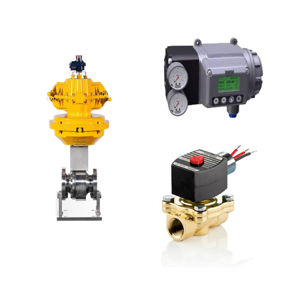 Valvola di controllo a bassa temperatura con posizionatore digitale Masoneilan SVI3 e valvole solenoidi a due vie EMERSON ASCO210