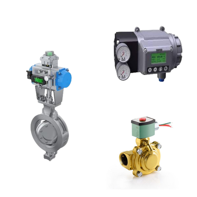 Valvola di controllo a bassa temperatura con posizionatore digitale Masoneilan SVI3 e valvole solenoidi a due vie EMERSON ASCO210