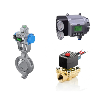 Valvola di controllo a bassa temperatura con posizionatore digitale Masoneilan SVI3 e valvole solenoidi a due vie EMERSON ASCO210