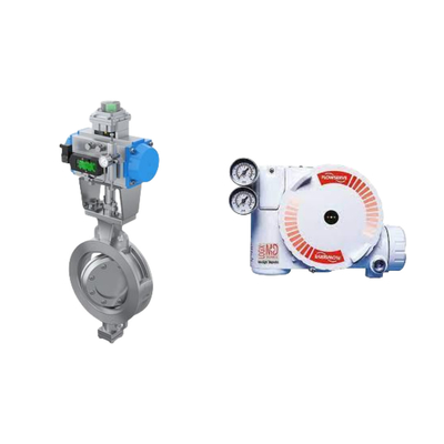 Valvola di controllo cinese con posizionatore HART digitale Flowserve Logix 3200MD e regolatore di filtro Masoneilan 78-40