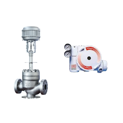Valvola di controllo a sedile singolo a cambio rapido di marca ChuanYi con posizionatore HART digitale Flowserve Logix 3200MD