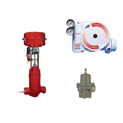 Valvola di controllo a sedile singolo a cambio rapido di marca ChuanYi con posizionatore HART digitale Flowserve Logix 3200MD