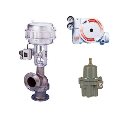 Valvola di controllo a sedile singolo a cambio rapido di marca ChuanYi con posizionatore HART digitale Flowserve Logix 3200MD
