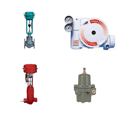 Cina e Masoneilan Valvola di controllo con Flowserve 3200MD posizionatore digitale HART e Fisher 67CFR filtro regolatore