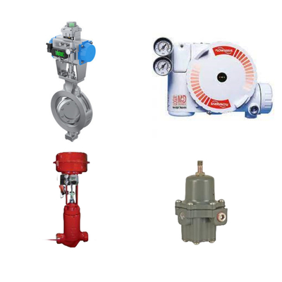 Cina e Masoneilan Valvola di controllo con Flowserve 3200MD posizionatore digitale HART e Fisher 67CFR filtro regolatore