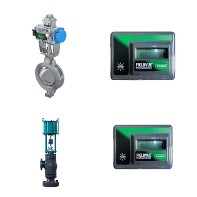 Il sistema di feedback senza collegamento Valvola di controllo user-friendly con Fisher FIELDVUE DVC2000 Digital Valve Positioner