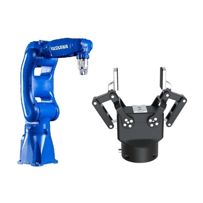6 assi di selezione e posizionamento del braccio robotico Yaskawa GP8 con CNGBS Robot Gripper per robot di movimentazione dei materiali