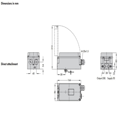 Precise Samson Smart Valve Positioner 3730-3 3730-1 per la valvola di controllo pneumatico cinese in stock