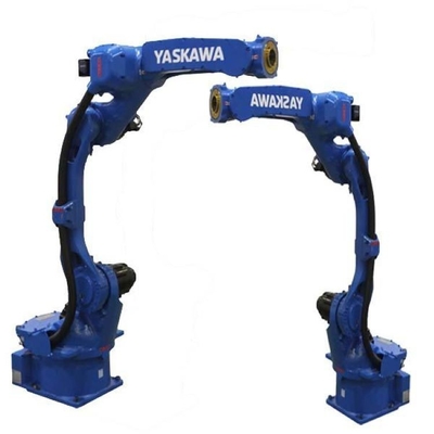 6 assi braccio robotico Yaskawa GP12 con recinzione di sicurezza CNGBS per la gestione automatica come robot universale