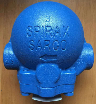 Stabile e affidabile blu Spirax Sarco Valvole a sfera galleggiante Valvola di scarico di vapore con valvola posizionatore per tubi industriali