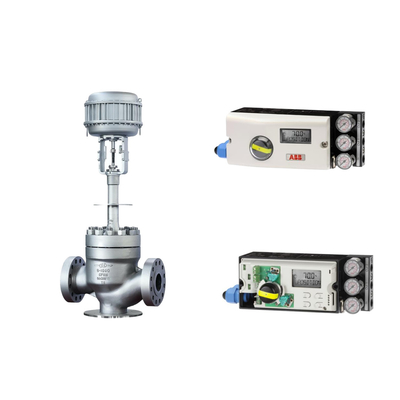 Valvola di controllo pneumatico con posizionatore ABB TZIDC-200 ed EMERSON ASCO210 Valvole solenoidi a due vie