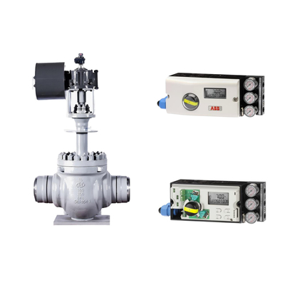 Valvola di controllo pneumatico con posizionatore ABB TZIDC-200 ed EMERSON ASCO210 Valvole solenoidi a due vie
