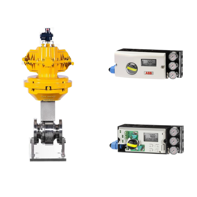 Valvola di controllo pneumatico con posizionatore ABB TZIDC-200 ed EMERSON ASCO210 Valvole solenoidi a due vie