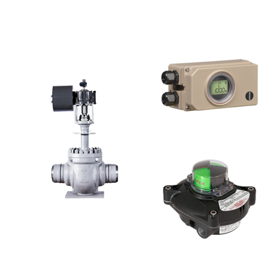 Valvola di controllo pneumatico con comunicazione dura Samson Electropneumatic 3730-3 e positioner samson 4763