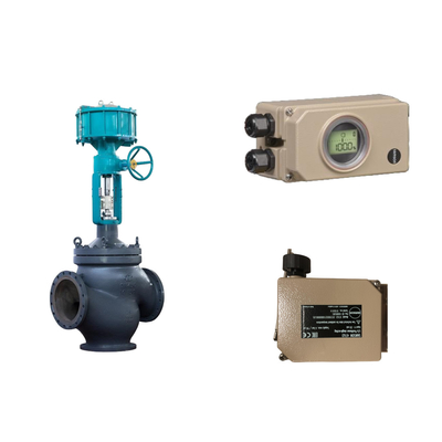 Valvola di controllo pneumatico con comunicazione dura Samson Electropneumatic 3730-3 e positioner samson 4763