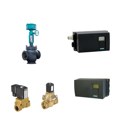 Valvola di posizionamento pneumatica di controllo Siemens SIPART PS2 e valvola solenoide a vaso