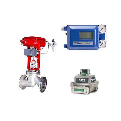 Valvola pneumatica con Spirax Sarco Smart Valve Positioner SP500 e EMERSON Limit Switch