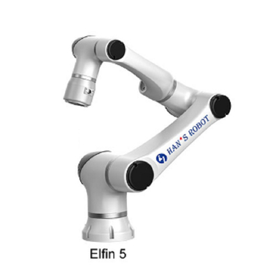 Han's Elfin 5 con carico utile di 5 kg 6 Axis Cobot Robotic Arm con CNGBS Robot Gripper