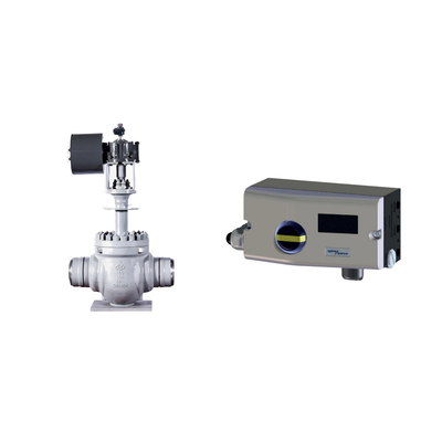 Valvola pneumatica con Spirax Sarco Smart Valve Positioner SP7-10-11 e Fisher 67CFR Filter Regulator