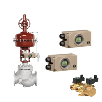 ASCO Solendid Valve And Samson Smart Valve Positioner 3730-3 per la valvola di controllo pneumatico cinese