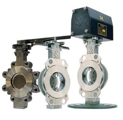 Valvola a farfalla di controllo Keystone 360 con attuatore elettrico F89